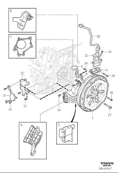 Diagram Integrated starter generator module (isgm) for your 2015 Volvo XC60   