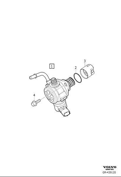 Diagram Injection pump for your Volvo XC40  