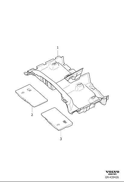 Full size assembly image of Floor upholstery rear (1/1)