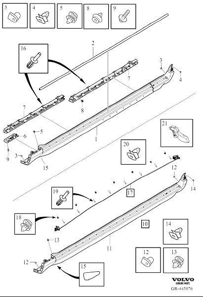 Diagram Sill panel for your 2023 Volvo XC60   