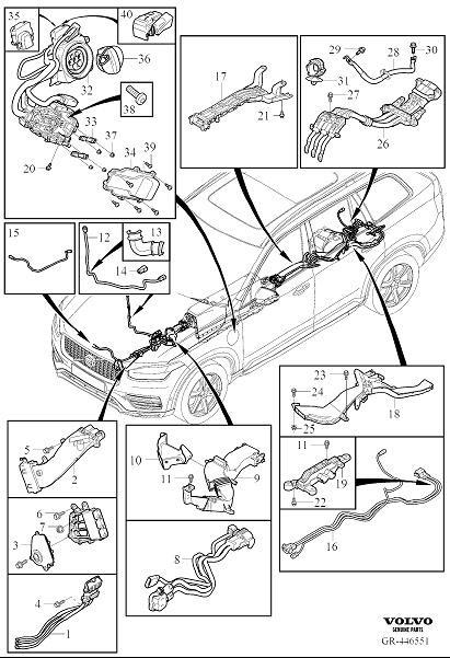 Diagram Cable harness high voltage for your 2012 Volvo XC60   