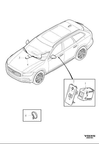 Diagram Usb for your Volvo V90  