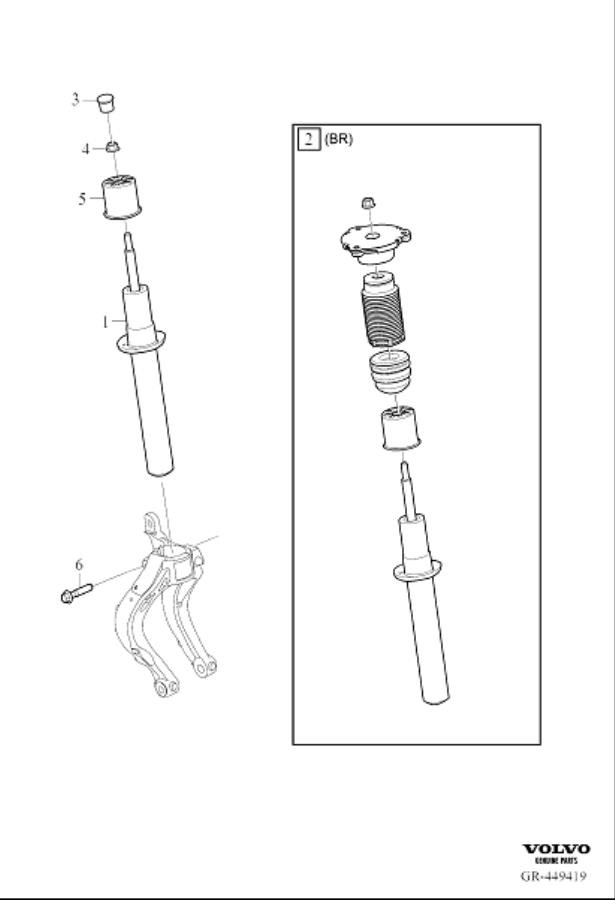 Full size assembly image of Shock absorber front (1/1)