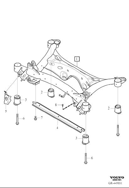 Full size assembly image of Subframe (1/1)