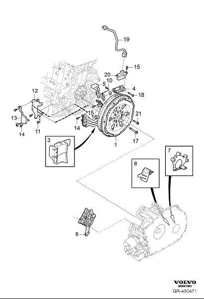 Diagram Integrated starter generator module (isgm) for your 2019 Volvo V90 Cross Country   