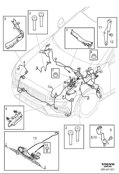 Full size assembly image of Cable harness engine compartment (1/1)