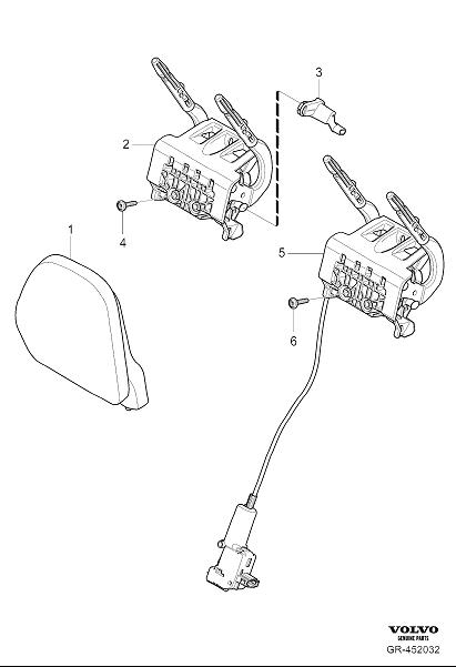 Full size assembly image of Head restraint (1/1)