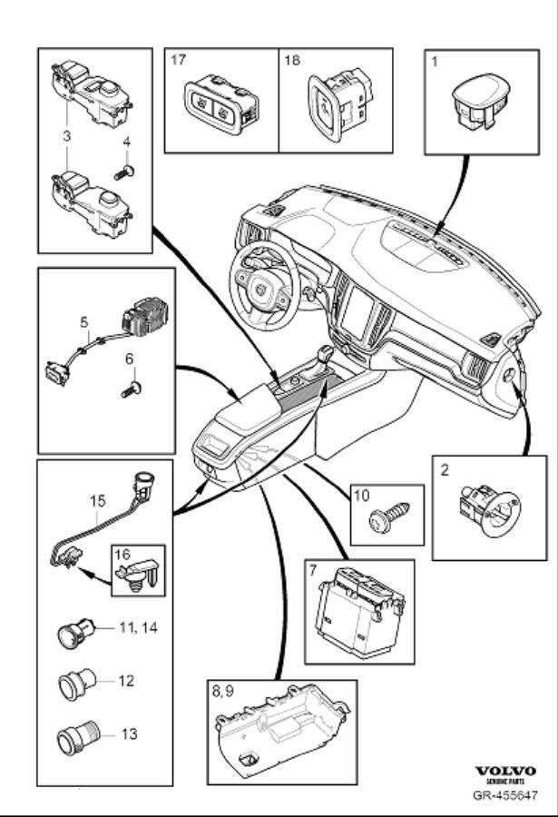 Diagram Switch other for your Volvo S60  
