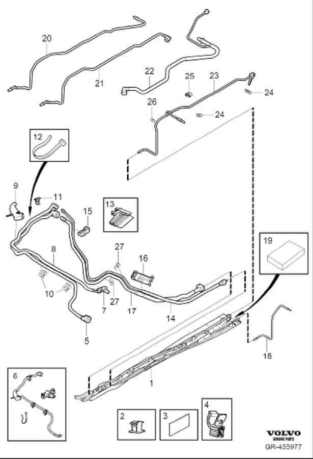 Full size assembly image of Fuel lines from tank to engine (1/1)