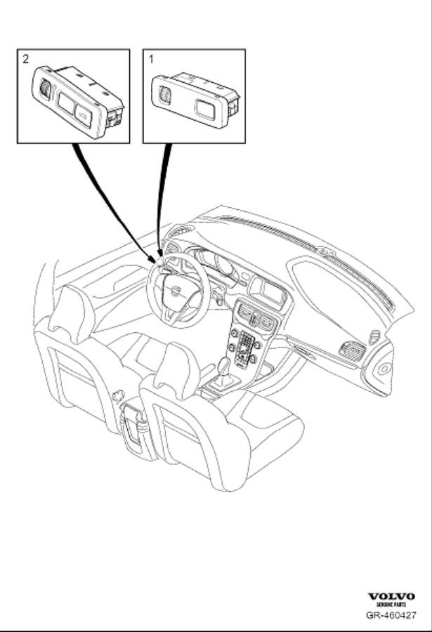 Full size assembly image of Light switch headlamp (1/1)