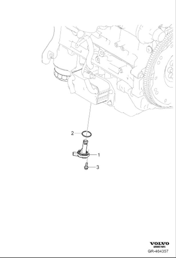 Diagram Sensor for indicator and warning systems for your Volvo XC60  