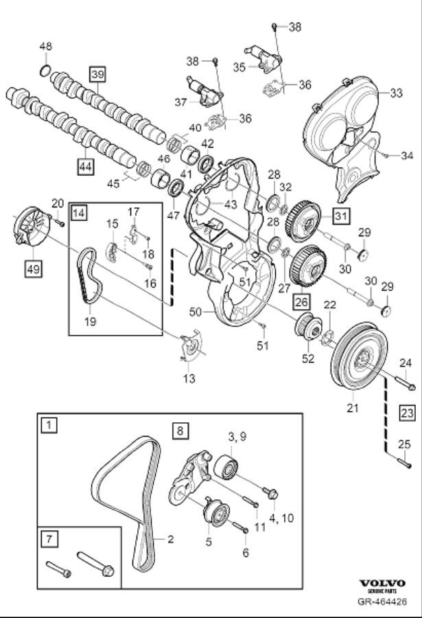 Diagram Transmission for your 2015 Volvo V60  2.0l 4 cylinder Turbo 