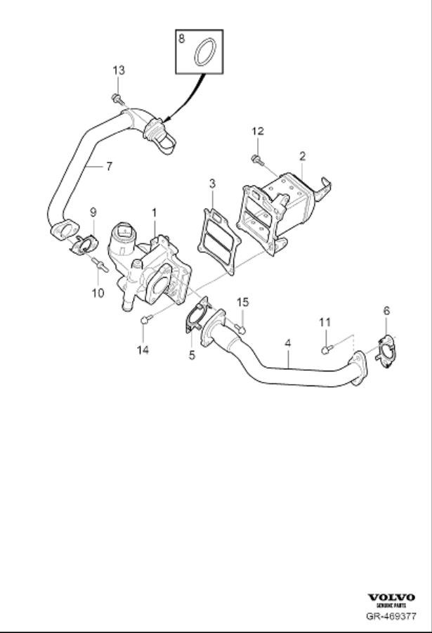 Diagram Exhaust cleaning system for your 2023 Volvo XC60   