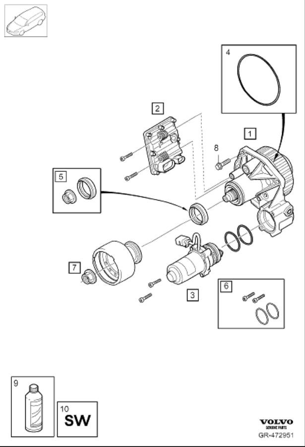 Diagram Active On demand Coupling, AOC for your 2021 Volvo XC60   