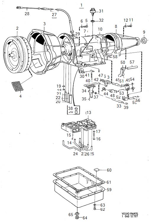 Diagram Gearbox, automatic, transmission, automatic for your 2022 Volvo XC60   