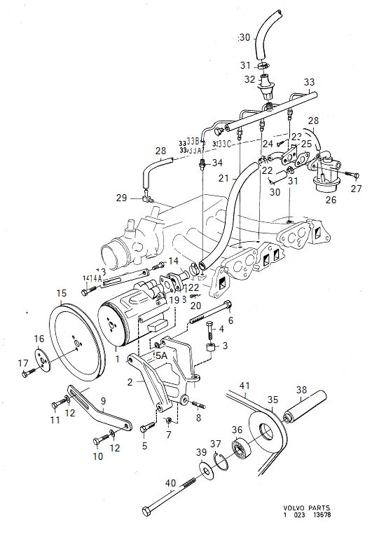 Diagram Forced air injection for your 2020 Volvo V60 Cross Country   