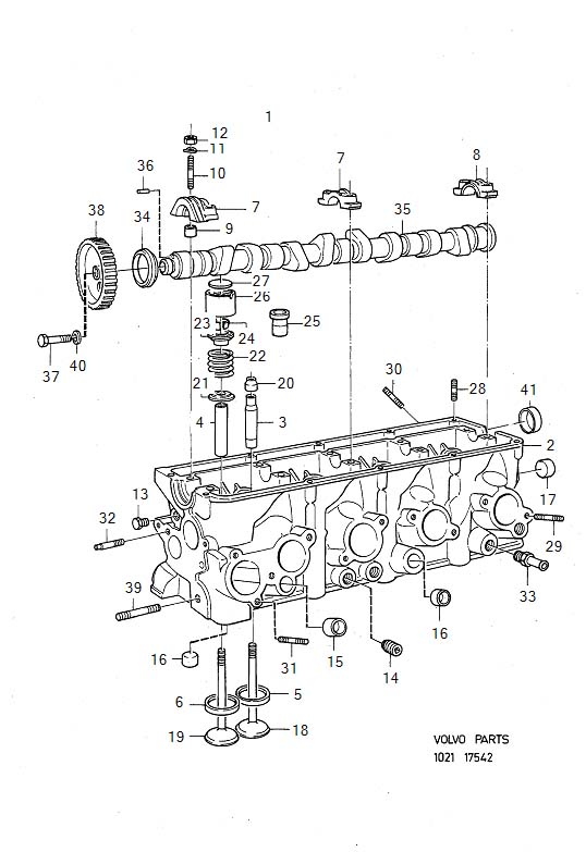 Diagram Cylinder head for your 2021 Volvo XC60   