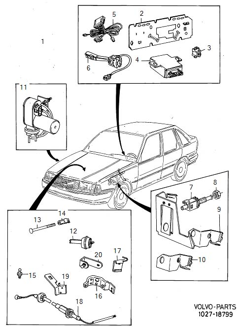 Diagram Cruise control for your 2006 Volvo S40   