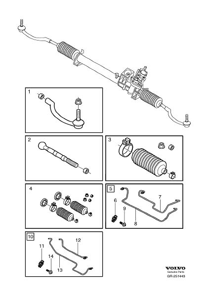 Diagram Service kits for your 2009 Volvo S60   