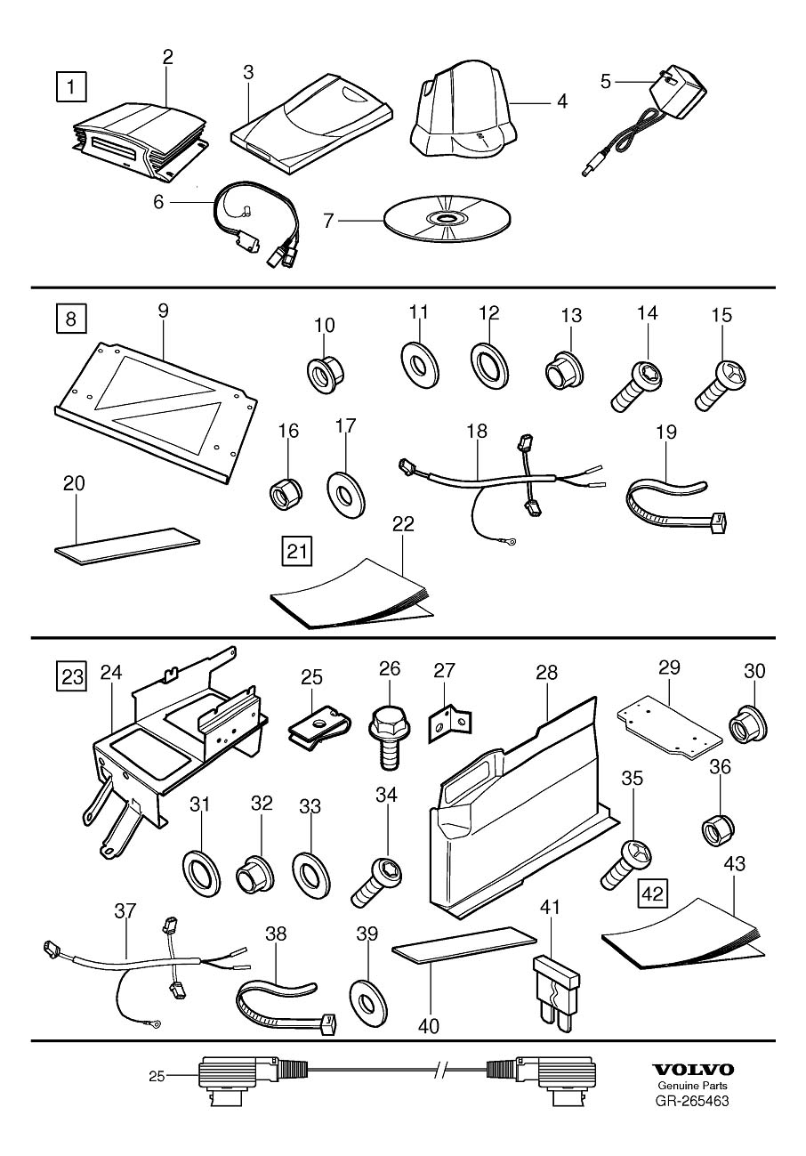 Diagram Digital jukebox for your 2013 Volvo S60   