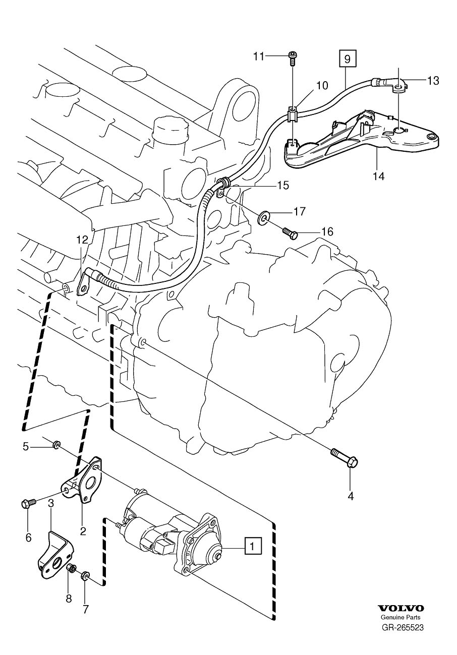Full size assembly image of Assembly parts, installation parts (1/6)