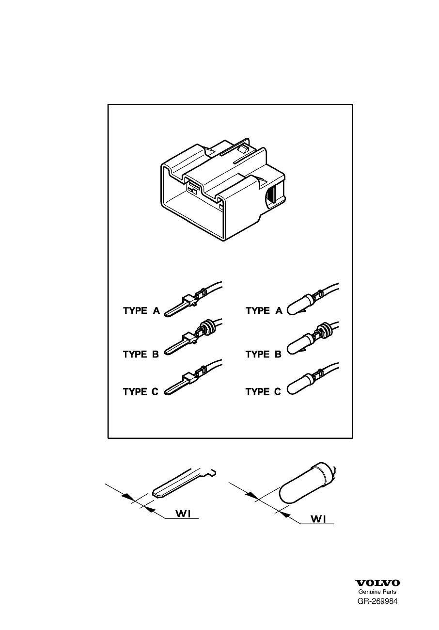 Diagram Connector for your 1998 Volvo V70   