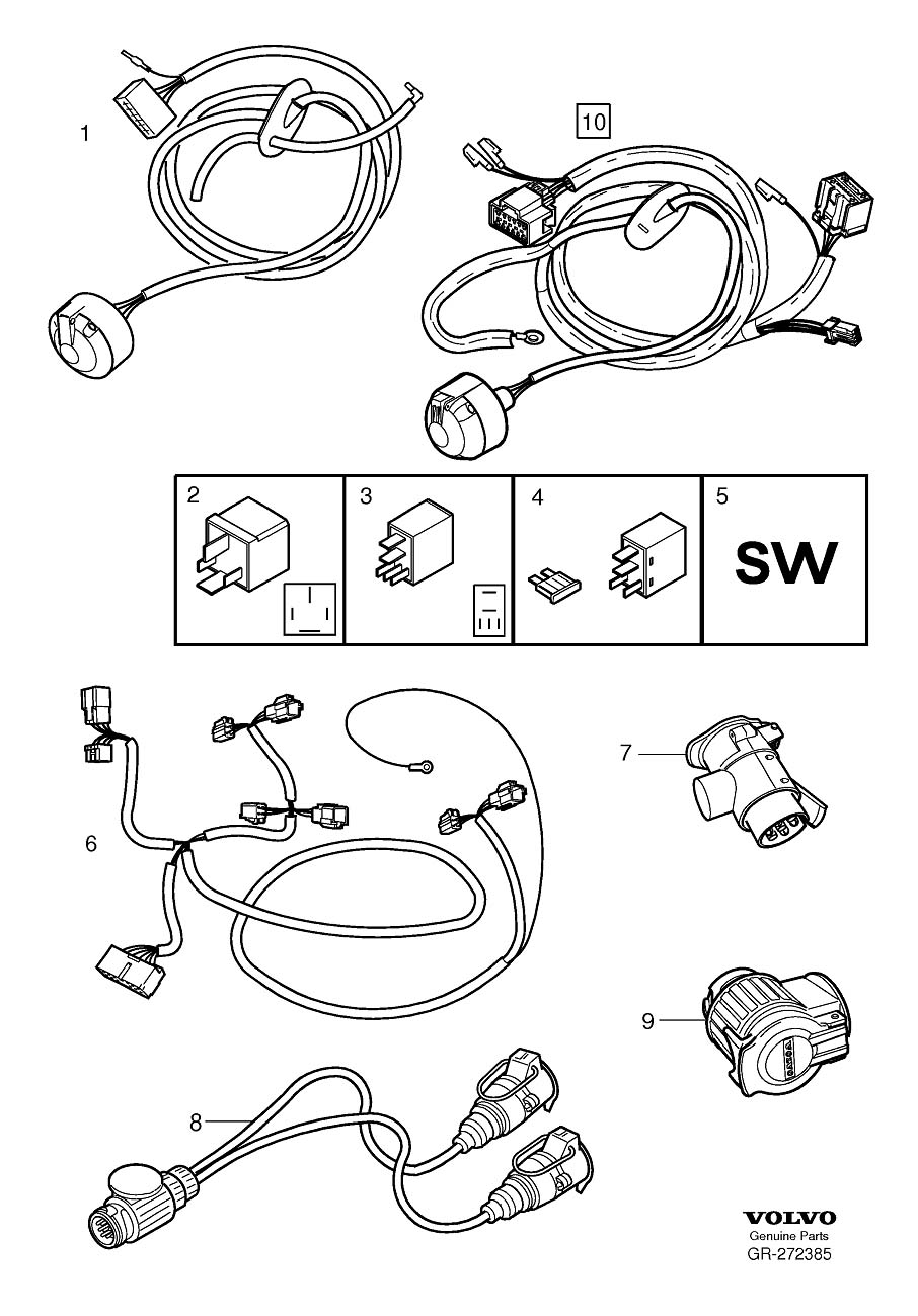 Diagram Wiring for your 2005 Volvo V70   