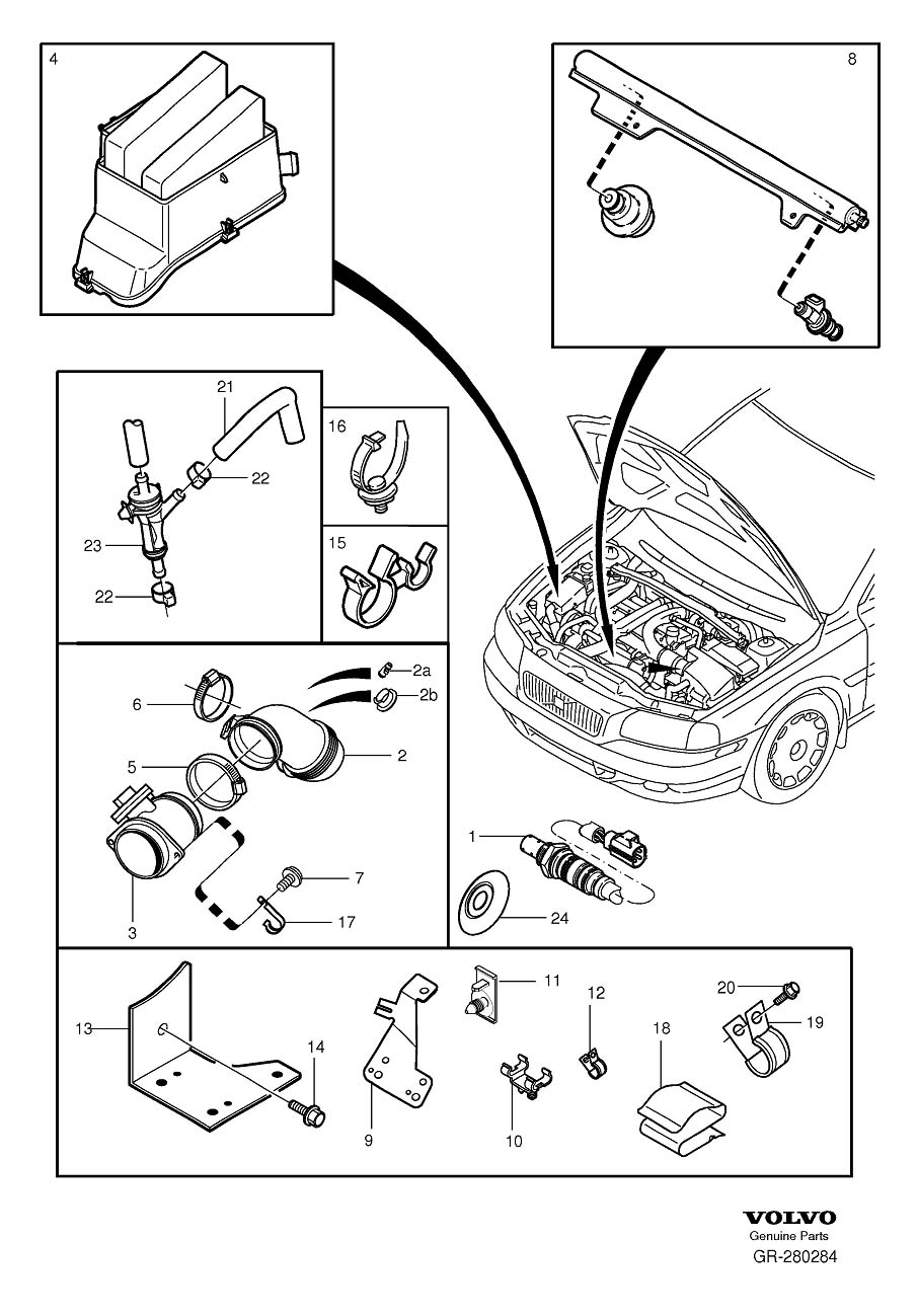 Diagram Fuel system for your 2021 Volvo XC90   