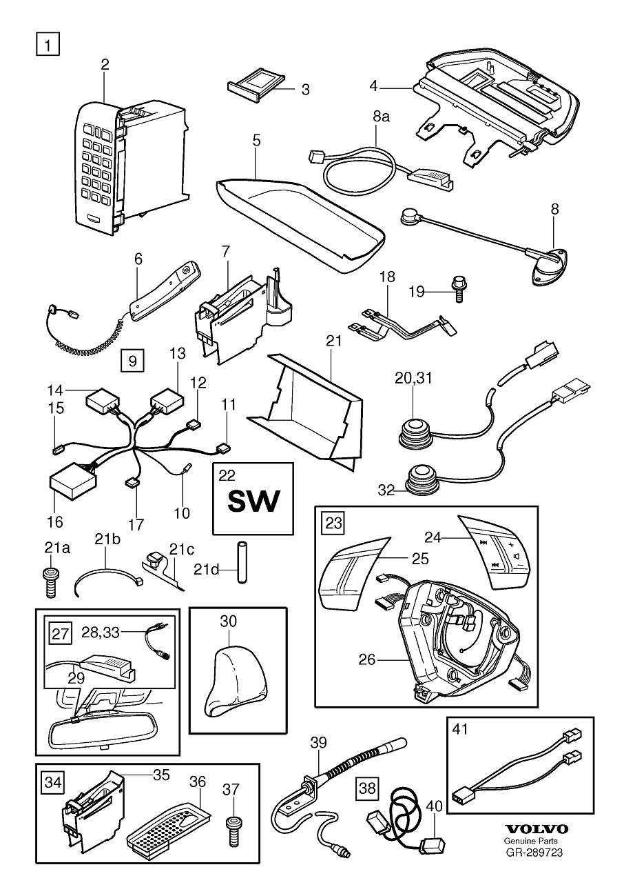 Diagram Mobile telephone for your 2010 Volvo V70   