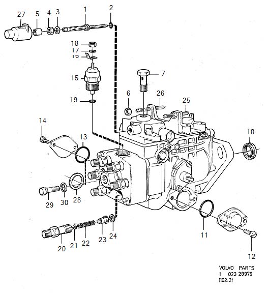 Diagram Injection pump for your Volvo S60 Cross Country  
