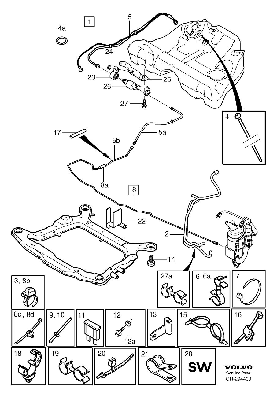 Diagram Parking heater for your 2007 Volvo S60   