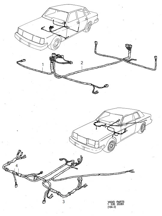 Full size assembly image of Cable harness, window lift (1/6)