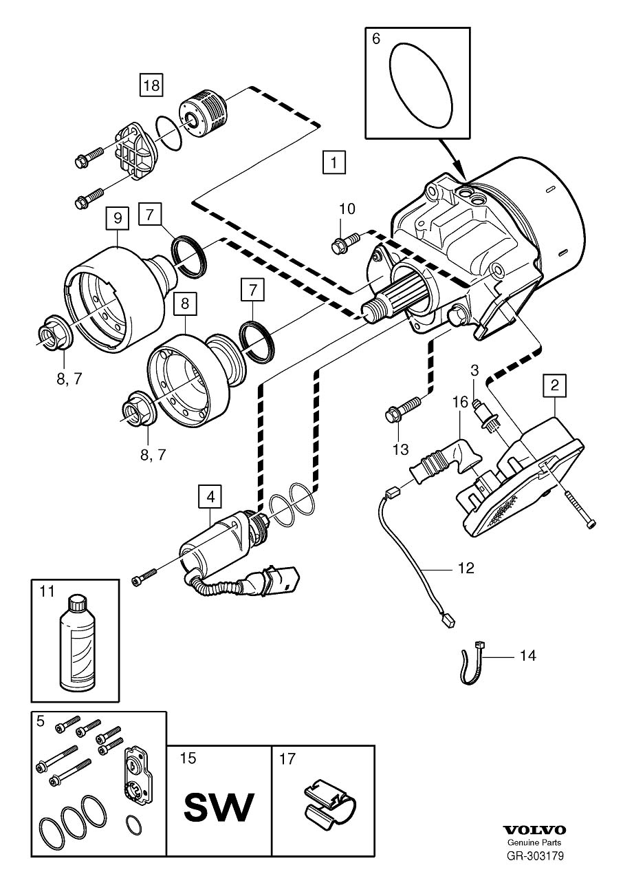 Diagram Active on demand coupling, aoc for your 2007 Volvo S60   