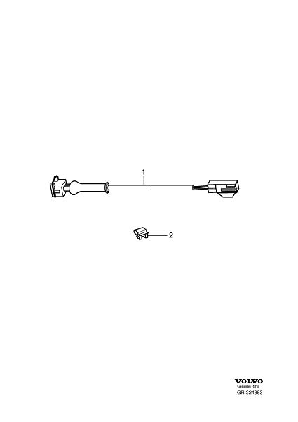 Diagram Adapter wiring steering gear for your Volvo XC60  
