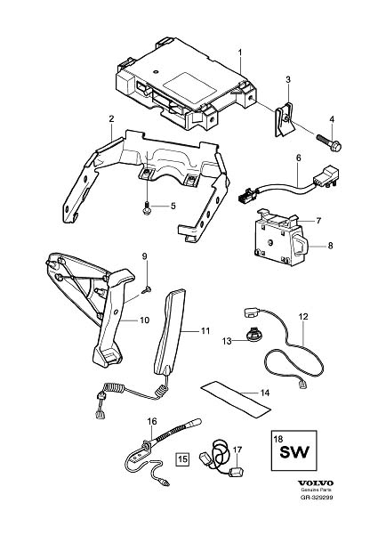 Diagram Mobile telephone for your 2010 Volvo XC60   