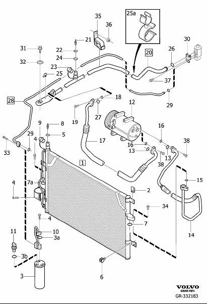 Full size assembly image of Air conditioning (1/6)
