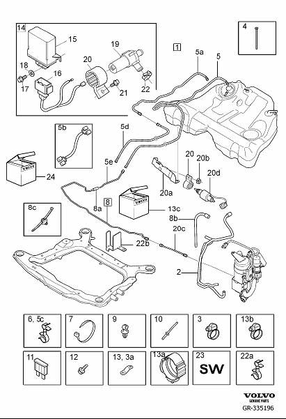 Diagram Parking heater for your 2022 Volvo S60   