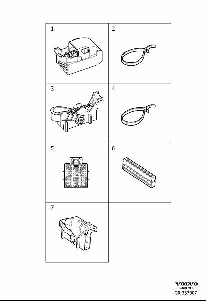 Diagram Connector distribution box passenger compartment for your 2008 Volvo S40   