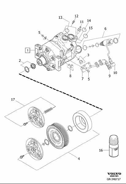 Diagram Compressor for your Volvo XC60  