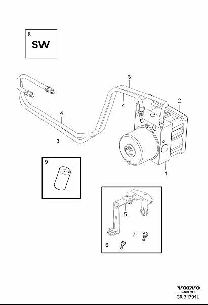 Diagram Hydraulic pump for your 2022 Volvo XC40   