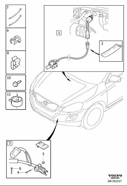 Diagram Auxiliary heater, electric for your 2013 Volvo XC60   