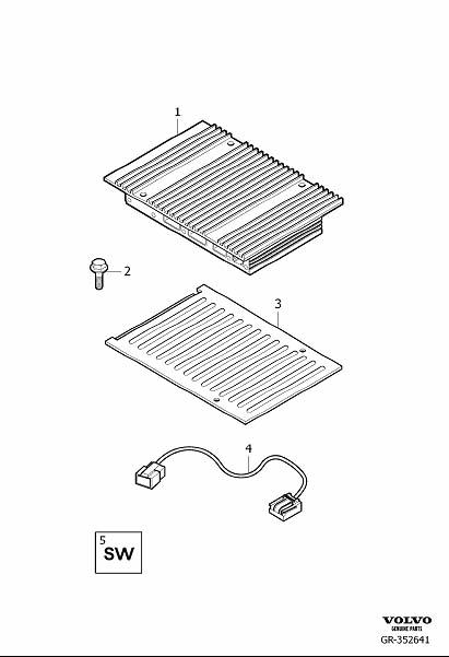 Diagram Amplifier (aud) for your 2002 Volvo S40   