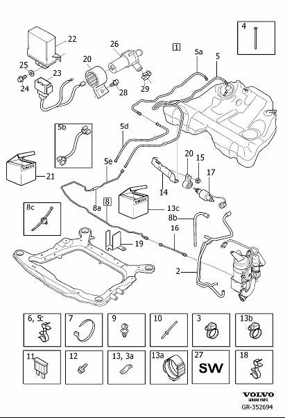Diagram Parking heater for your 2012 Volvo S60   