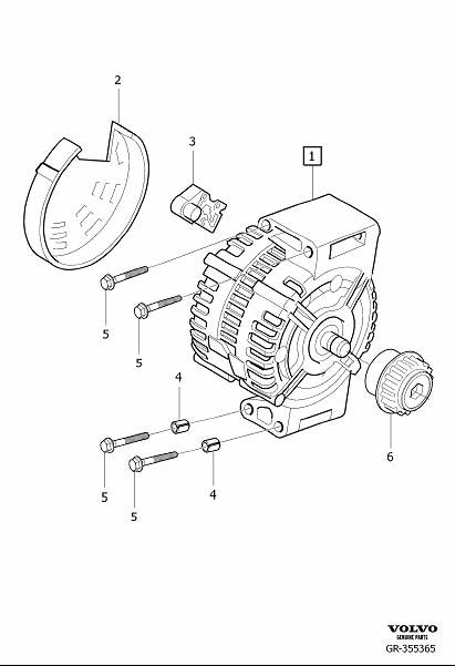 Diagram Generator (ac), alternator for your 2014 Volvo XC60   