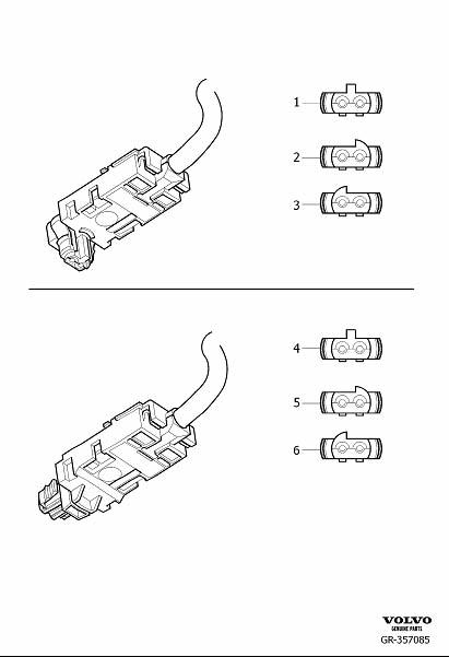 Diagram Repair kit srs for your Volvo S40  