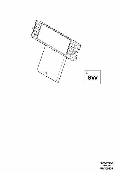 Diagram Infotainment control module (icm) for your Volvo