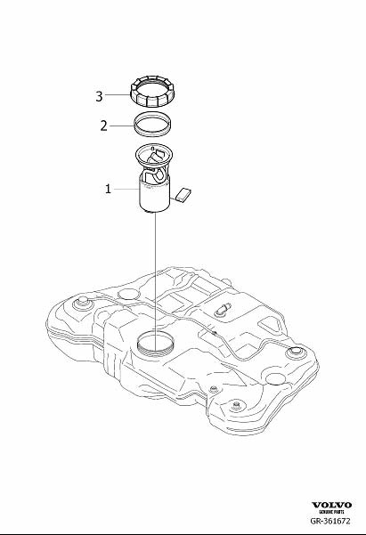 Diagram Fuel pump for your 2022 Volvo XC60   