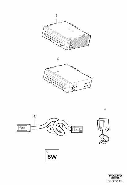 Diagram Media player (iam) for your 2022 Volvo XC90   