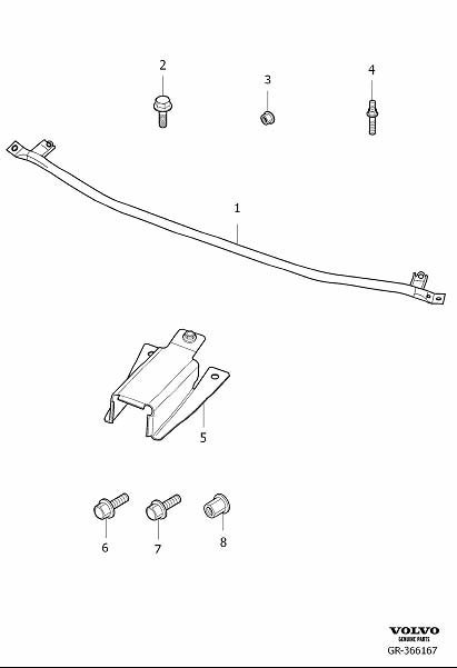 Diagram Front axle other for your 2002 Volvo S40   