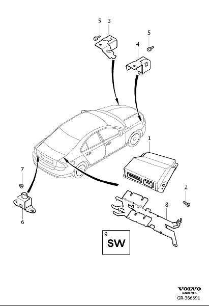 Diagram Active chassis for your 2007 Volvo V70   